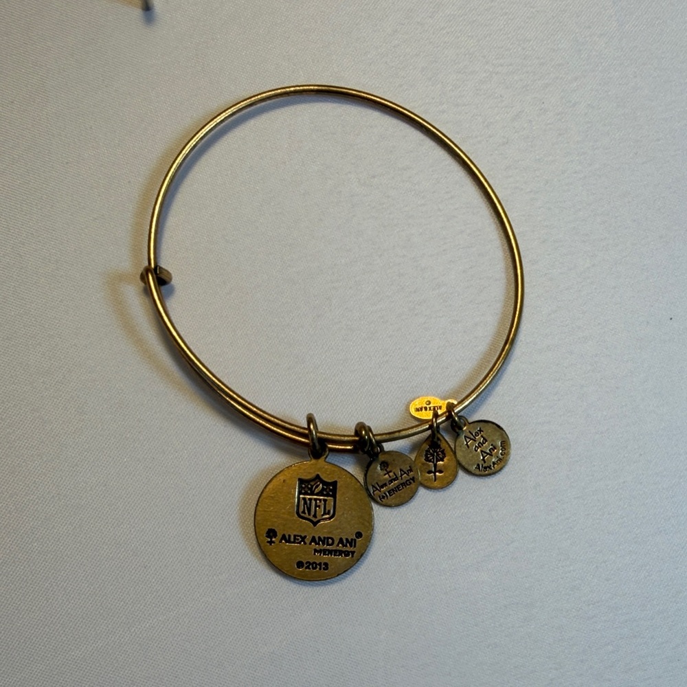 Alex and Ani Gold-tone Charm Bracelet - Picture 3 of 5